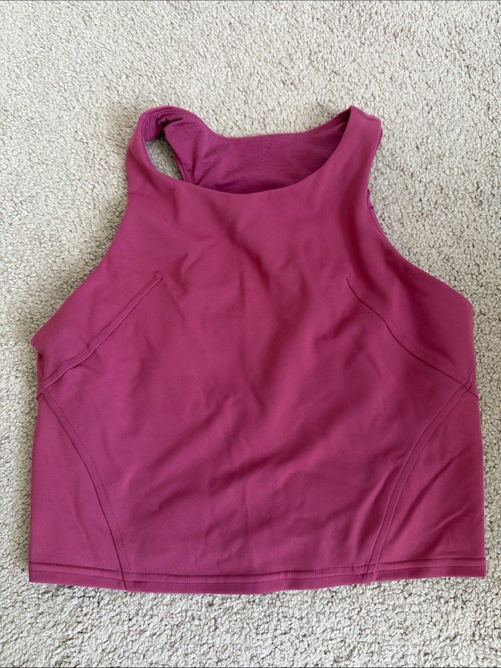 Wunder Train Cropped Athletic Tank Sz 6